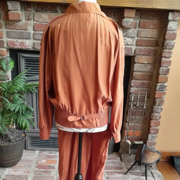 Diane Gilman Vintage Silk Jacket and Pants - Picture 6 of 10
